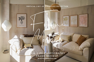Living Room Frame Mockup