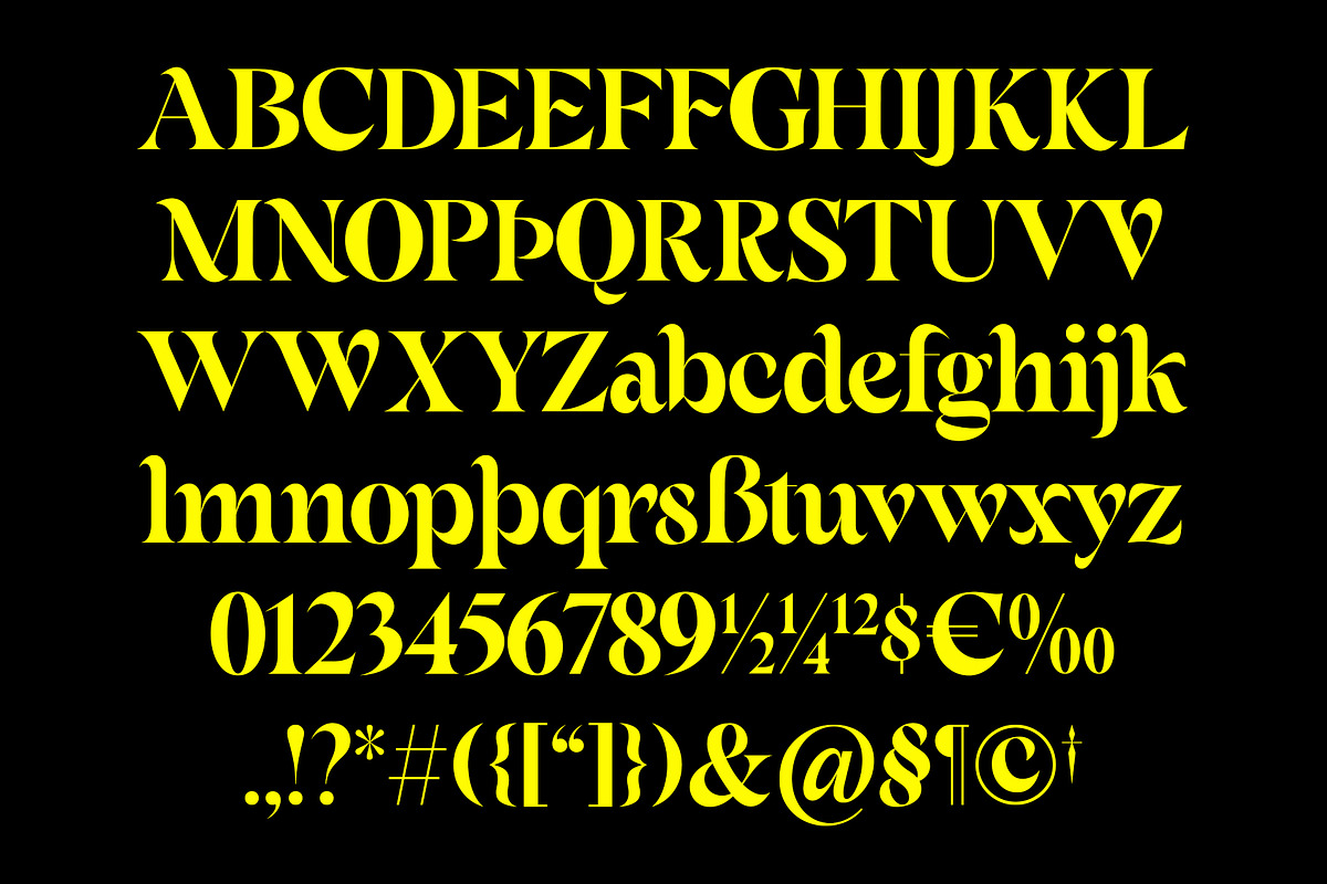 ED Fortrose - Serif Typeface, a Serif Font by Emyself Design (Photo 4 of 10)