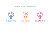 Creative Bulb Logo, a Branding & Logo Template by Designbase (Thumbnail 2 of 5)