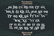 Highlander, a Font by Drizy (Thumbnail 7 of 12)