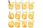 Iced Tea Clipart, a Food Illustration by greywalnutstudio (Thumbnail 2 of 4)