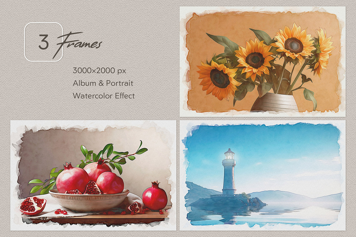 Watercolor Effect, a Layer Style Add-On by Andrew Skoch Design (Photo 6 of 7)