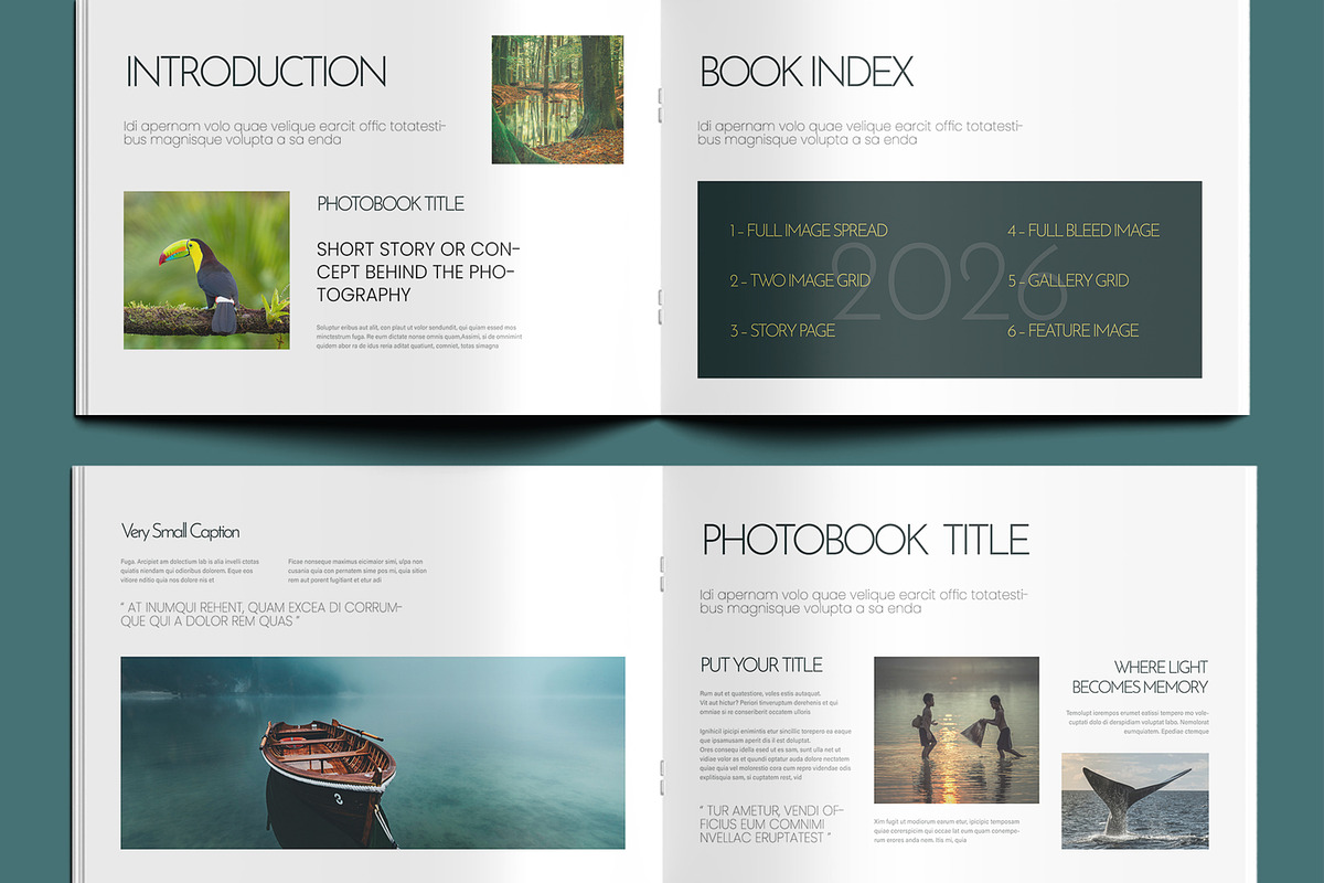 Photography Book Template, a Brochure Template by MightyDesign (Photo 3 of 9)