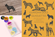 Guardian Dogs Silhouettes, an Animal Illustration by pet design shop (Thumbnail 1 of 17)