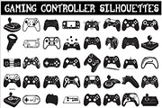 set of gaming controller silhouettes, an Illustration by Amazin_art (Thumbnail 1 of 41)