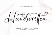 Handwritten | Script Font, a Handwritten Font by Scratchones (Thumbnail 1 of 9)