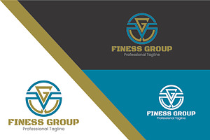 Finess Group Logo Template, a Branding & Logo Template by bosathemes