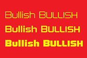 Bullish - Sans Serif Font Family, a Sans Serif Font by GG Design (Thumbnail 2 of 11)