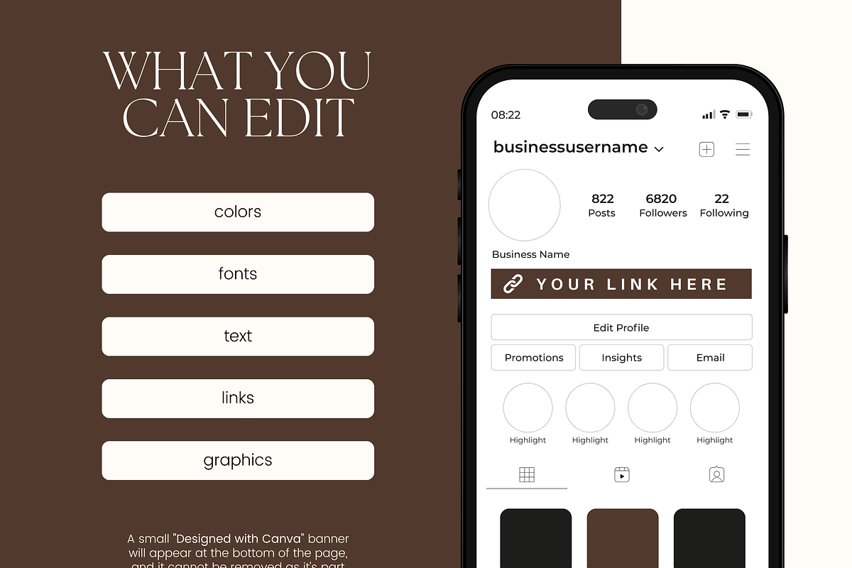 Canva Link in Bio Template, a Landing Page Template by Branding Babe Co. (Photo 5 of 5)