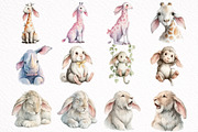 Watercolor Safari Animals Clipart, an Illustration by DreamArtGraphic (Thumbnail 2 of 8)