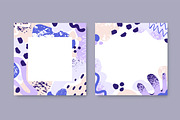 Trendy abstract frame background set, a Decorative Illustration by Good Studio (Thumbnail 3 of 8)