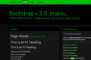 Bootstrap 3.0. Sys-dream theme, a Bootstrap Template by Bootstraptor (Thumbnail 1 of 5)