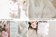 Wildflower Baby Shower Bundle, an Invitation Template by Digital_Mind (Thumbnail 5 of 9)