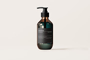 Amber – Glass Soap Bottle Mockup Set, a Packaging Mockup by Zumrod (Thumbnail 7 of 10)