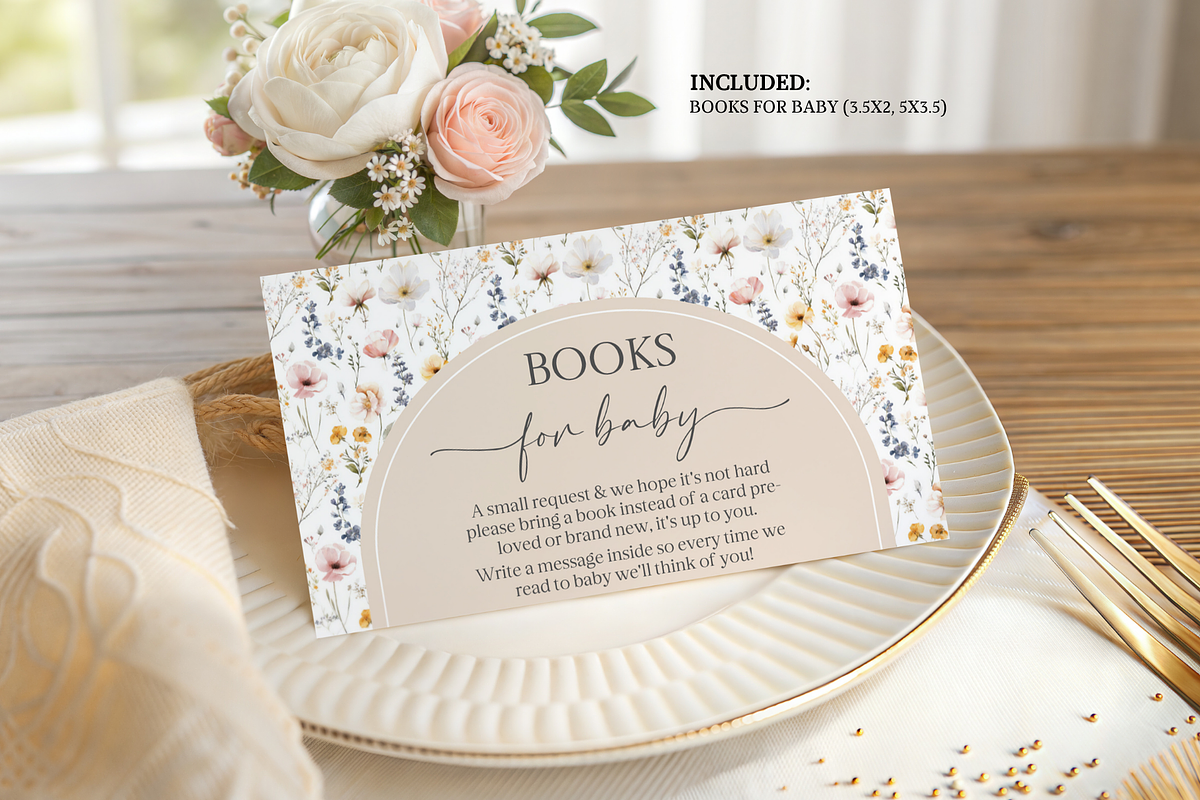 Boho Arch Floral Theme, an Invitation Template by Digital_Mind (Photo 4 of 4)