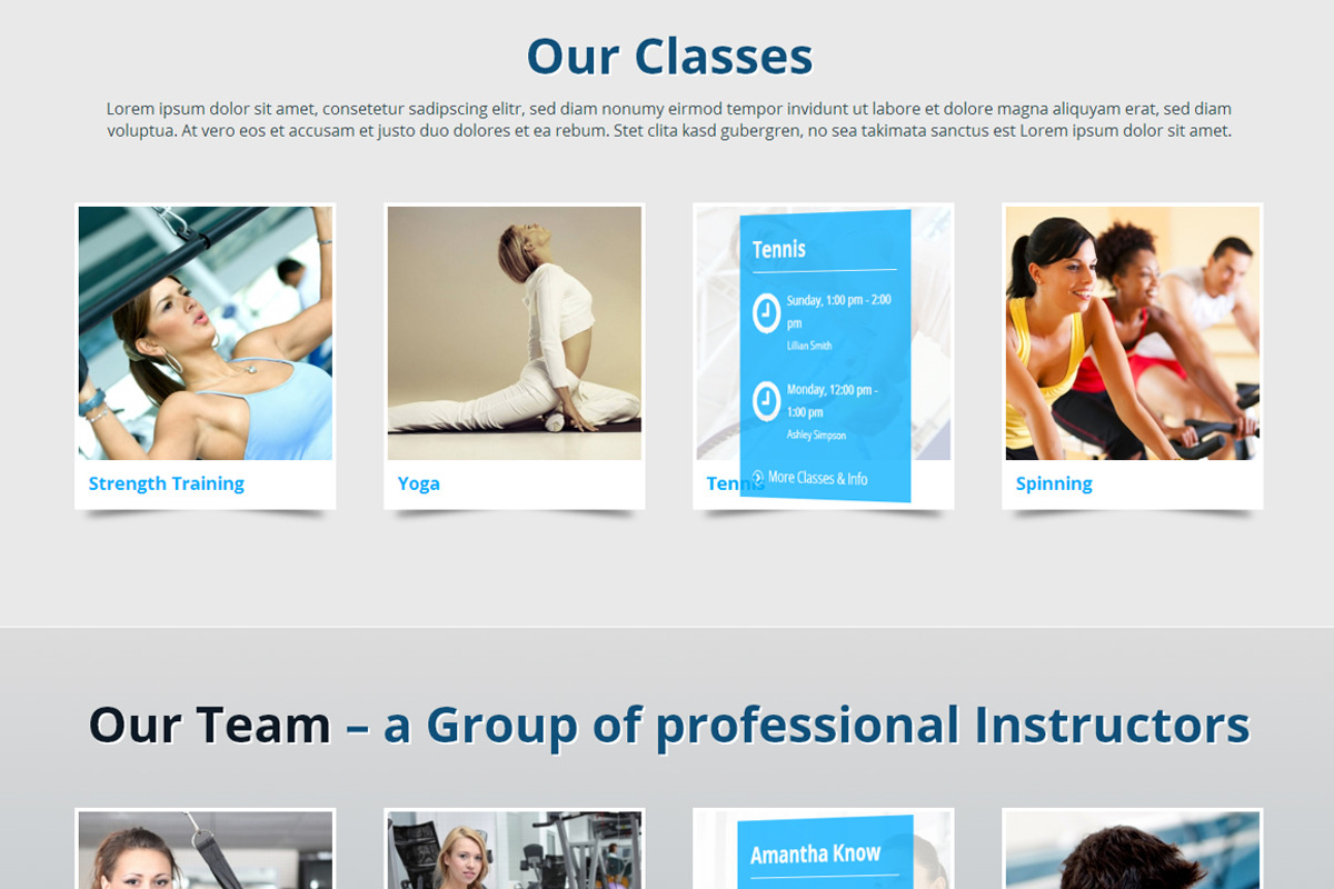 Sporty - WordPress Gym Theme, a WordPress Template by 7Theme (Photo 3 of 5)