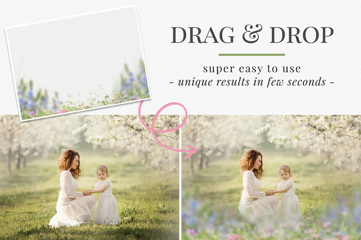 Spring Meadow photo overlays, a Layer Style Add-On by BrownLeopard (Photo 3 of 5)