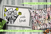 Tulips. Engraving bulb flowers, an Illustration by Alena Kaz (Thumbnail 4 of 5)