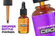 Photoreal Dropper Bottle Mockups, a Cups & Container Mockup by Layerform Design Co. (Thumbnail 1 of 4)