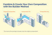 Room Interior 3d Isometric View, an Object Graphic by 35lab (Thumbnail 6 of 7)
