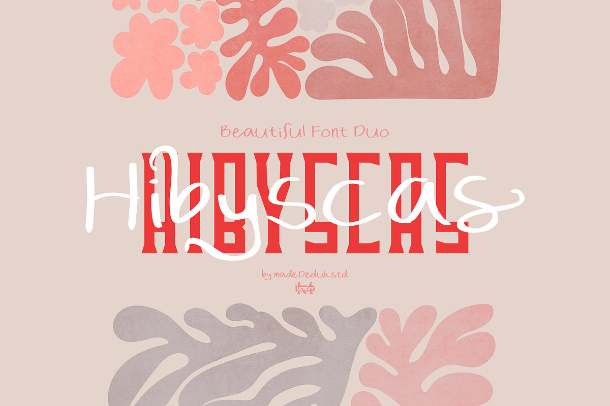 Hibyscas Font Duo, a Handwritten Font by madeDeduk (Photo 1 of 8)