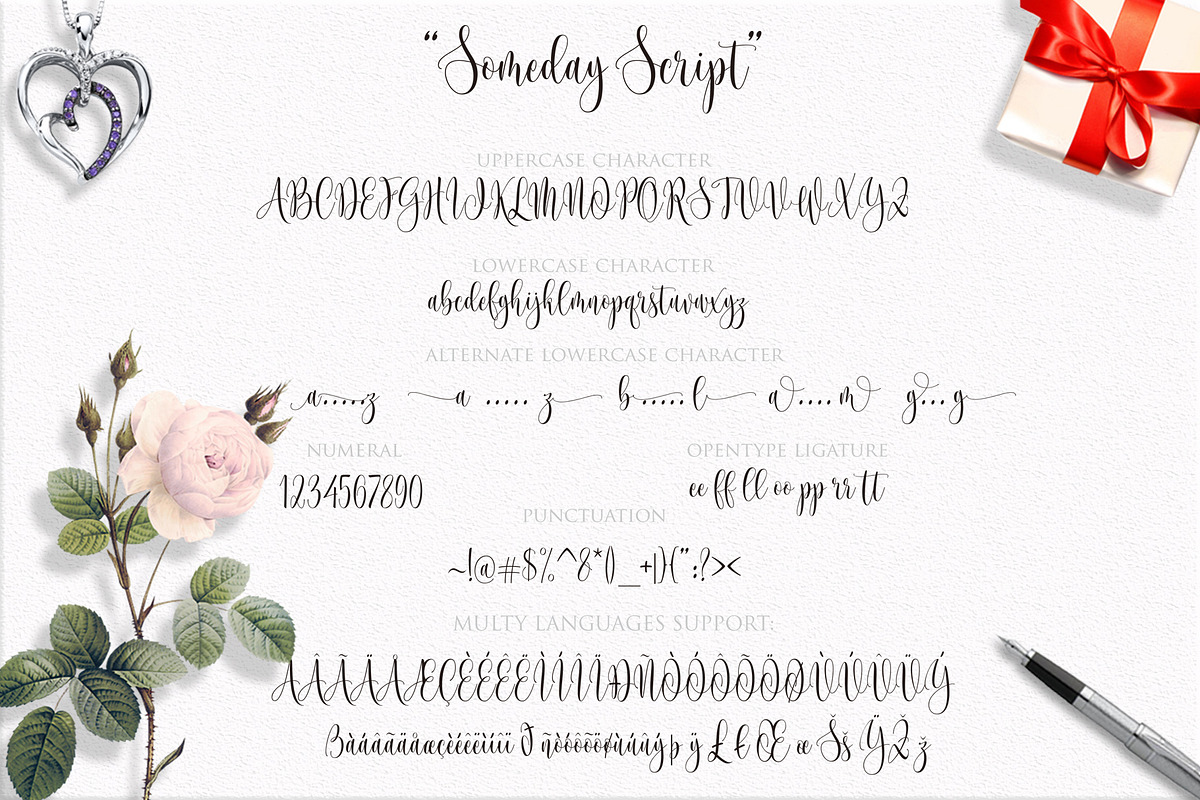 Someday Script Font, a Script Font by Byuly Ayika (Photo 10 of 12)