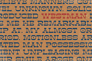 Sale! Westman - Classic Vintage Slab, a Slab Serif Font by Almarkhatype (Thumbnail 8 of 10)