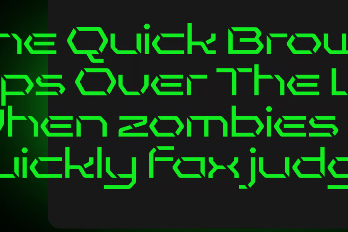 Aveqo – Futuristic Display Font, a Sans Serif Font by Brand Earth (Photo 3 of 7)