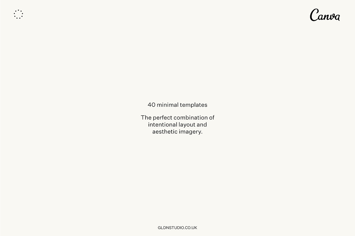 Minimal Canva Templates, a Social Media Template by GLDN Studio (Photo 3 of 8)