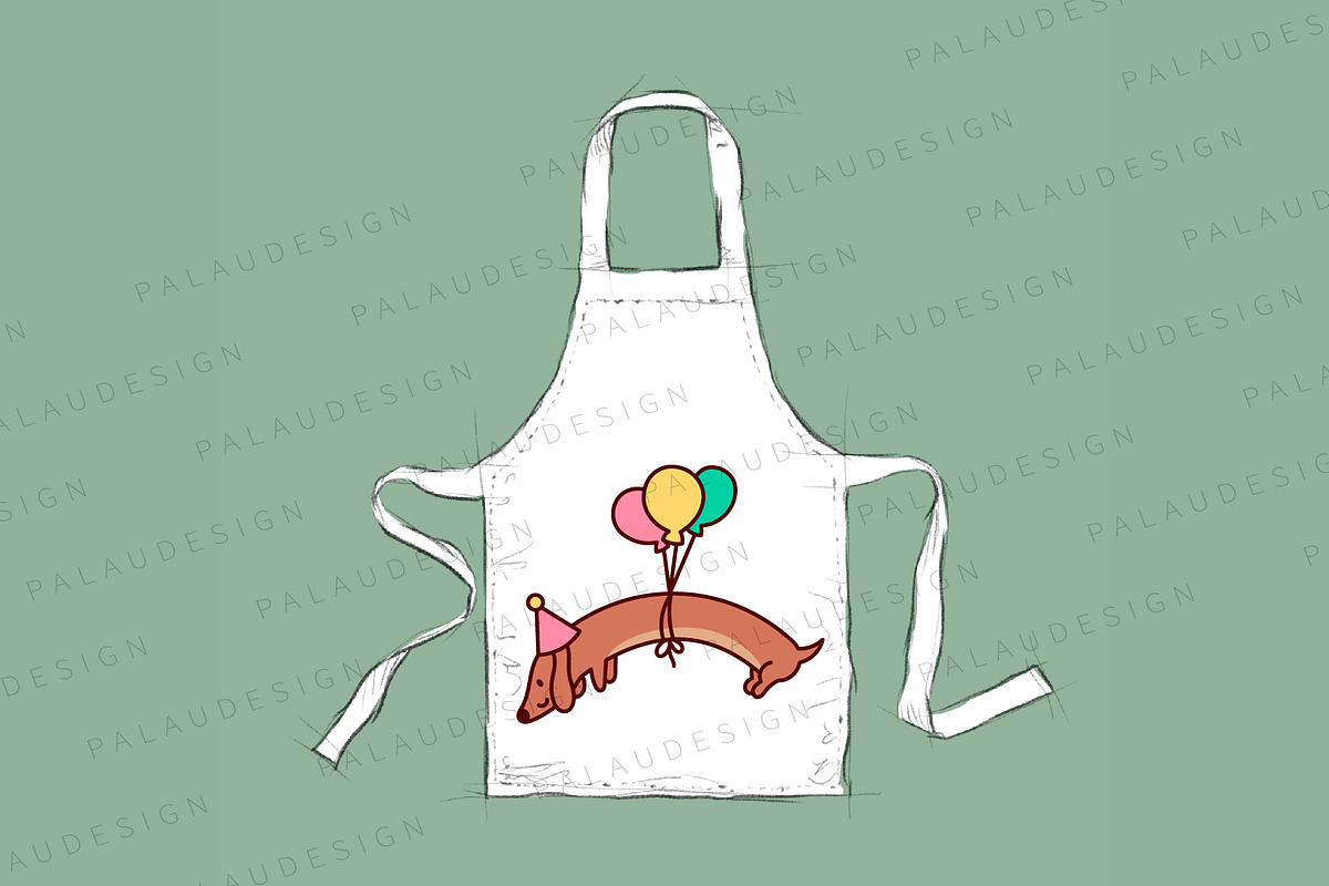 Cute Kawaii Dachshund Dog Character, an Animal Illustration by Palau (Photo 4 of 12)