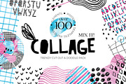 Abstract Collage. Modern Cut out DIY, an Object Graphic by Julie&Taily (Thumbnail 1 of 11)