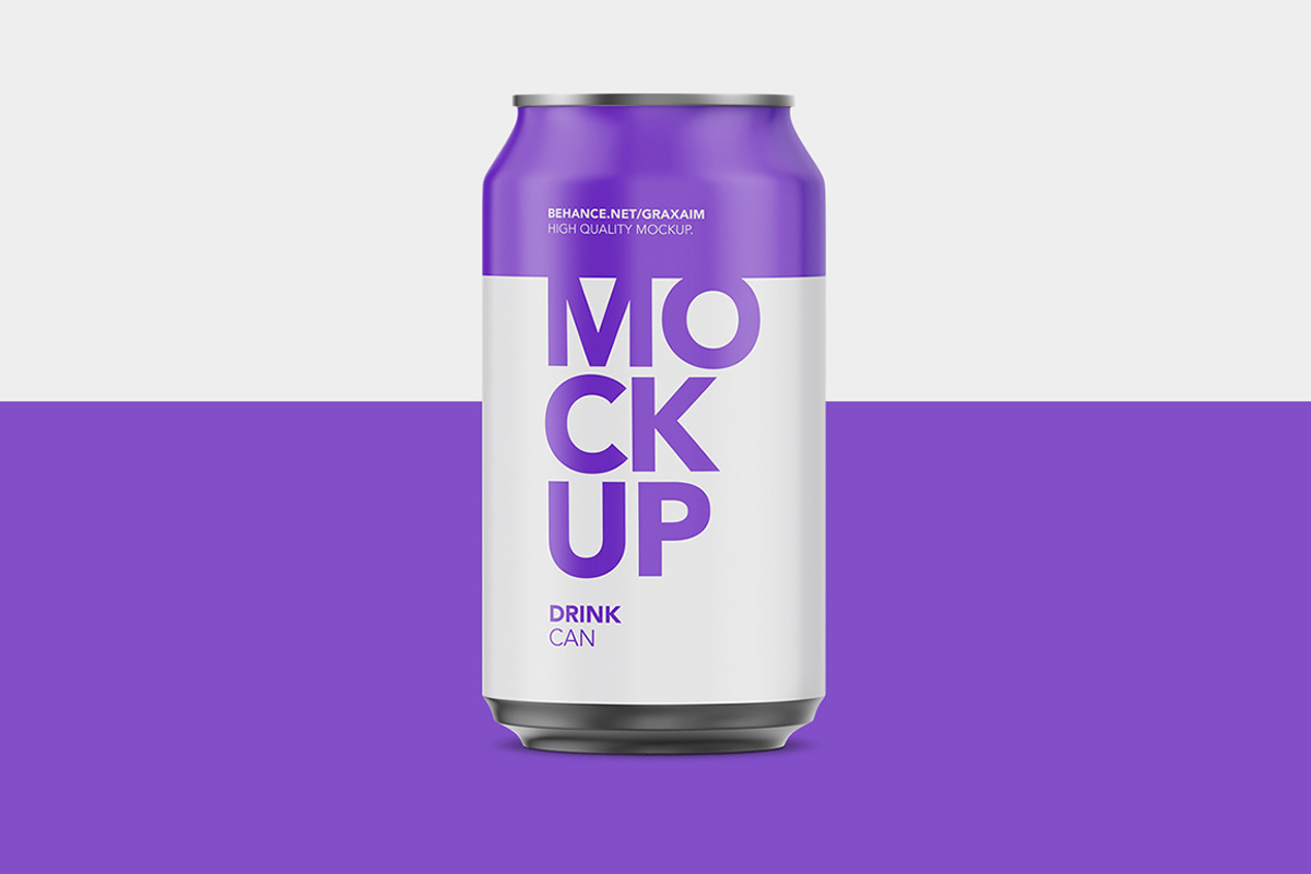 Matte Aluminium Can Mockup, a Product Mockup by Graxaim Mock-up (Photo 3 of 5)