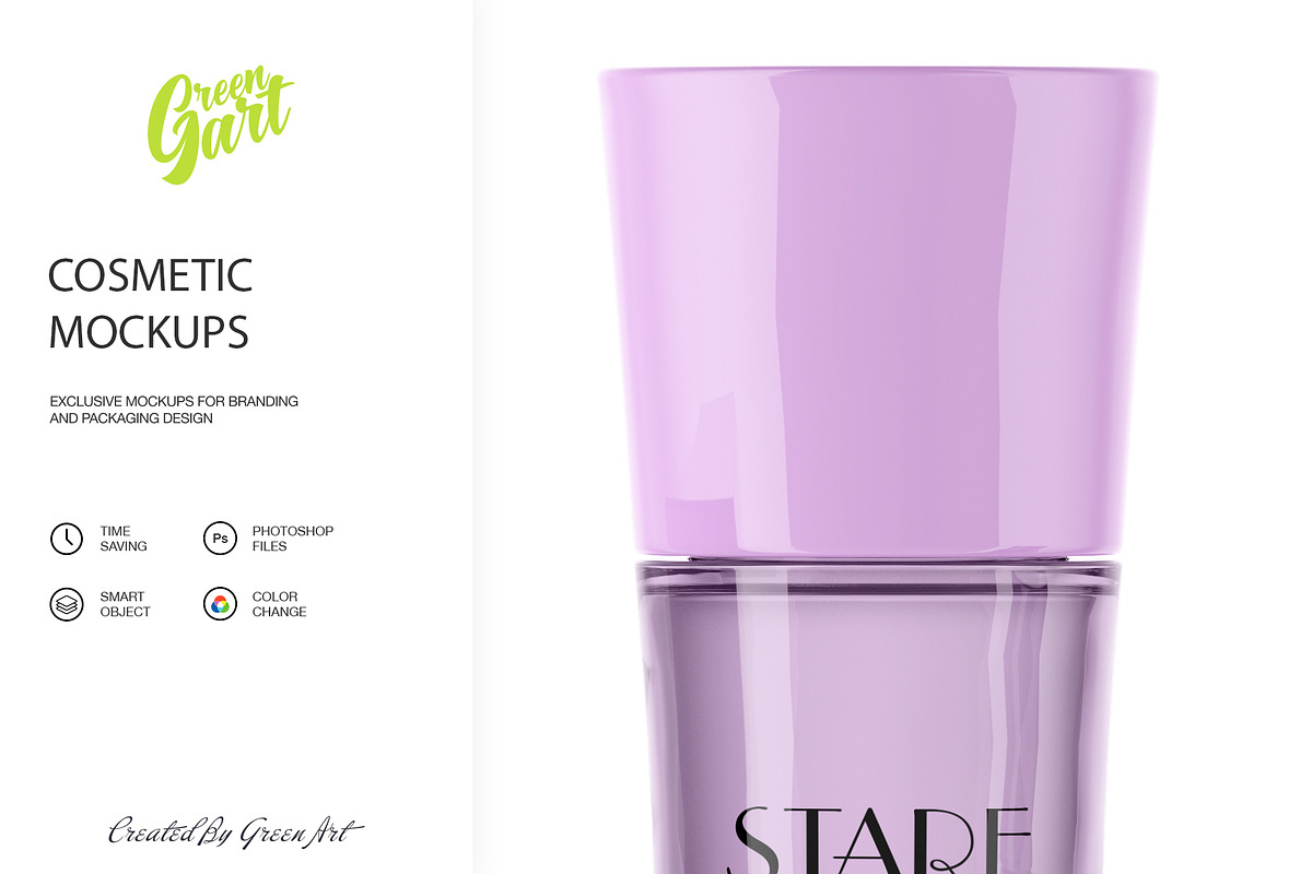 Cosmetics Mock-up, a Packaging Mockup by Green Art (Photo 5 of 9)