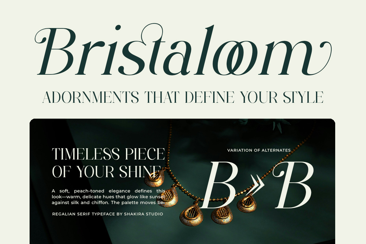 Elegant Luxury Serif - Regalian, a Serif Font by Shakira Studio (Photo 6 of 10)