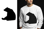 Wild Bear Silhouette Wildlife Animal, an Animal Illustration by Unique Design Team (Thumbnail 5 of 5)