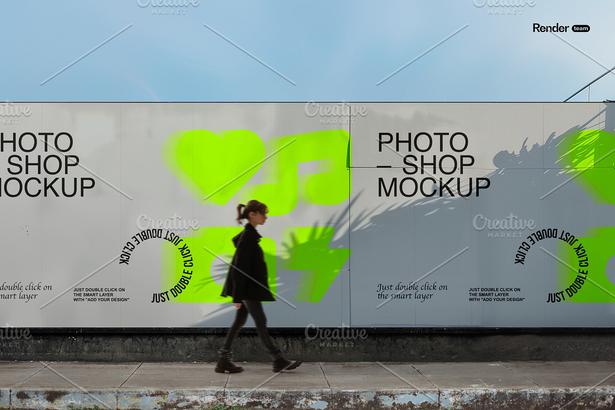 Poster and Billboard Mockup Set, an Advertising Mockup by Renderteam (Photo 11 of 12)