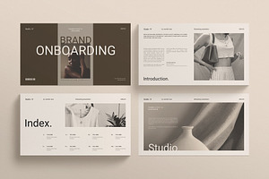 Brand Onboarding Presentation Design