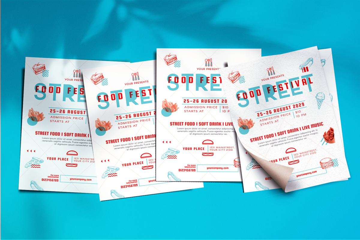 Street Food Festival Flyer, a Flyer Template by Totem Design Studio (Photo 2 of 3)