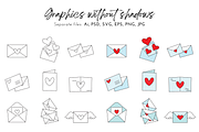 Valentine Graphics - Cards/Letters, a Seasonal Illustration by Raafeya's Crafts (Thumbnail 3 of 5)