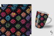 Colorful Chikankari Embroidery Paper, a Pattern Graphic by Creative Store (Thumbnail 3 of 5)