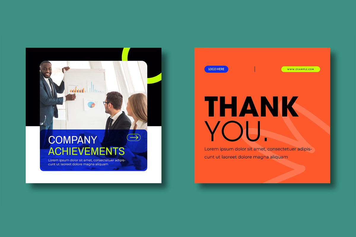 Smart Business Post Template Set, a Social Media Template by MightyDesign (Photo 5 of 8)