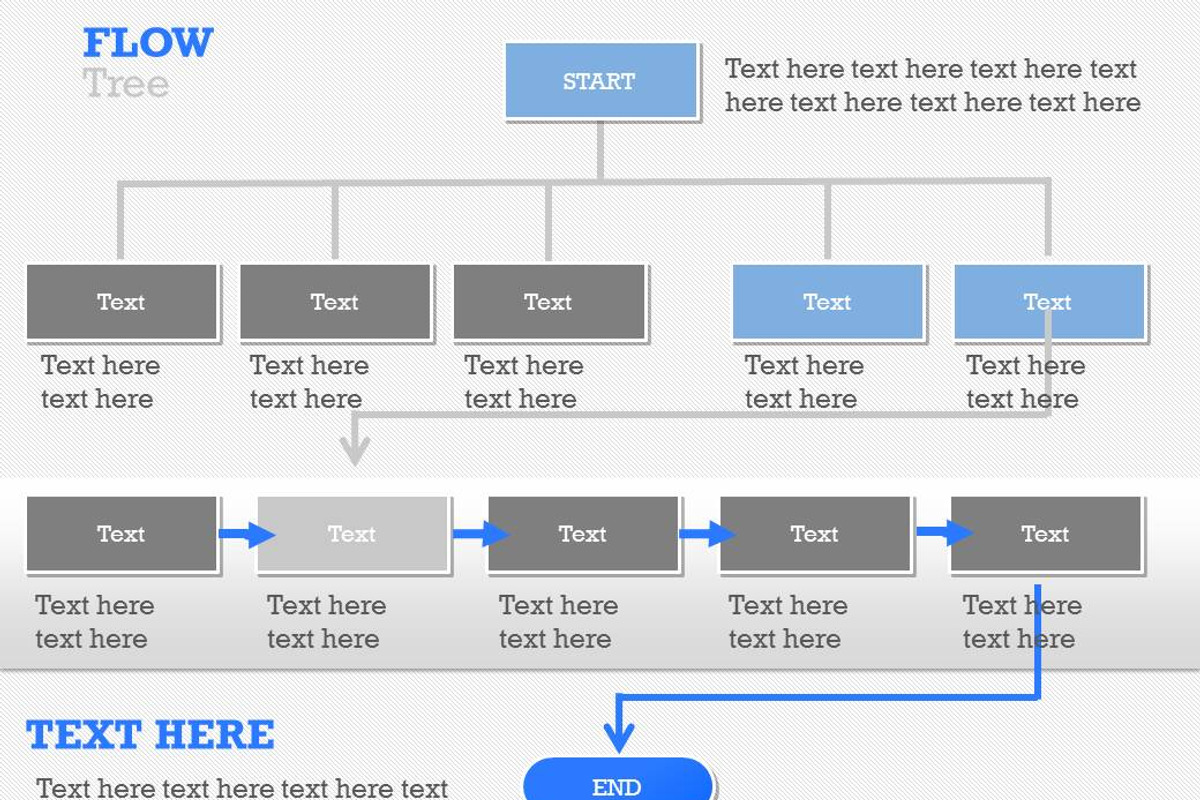 Flow Charts 1 PowerPoint Template, a Presentation Template by Yes Presentations (Photo 67 of 73)
