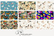 80 duck seamless pattern, a Pattern Graphic by Poppy Lane Studio (Thumbnail 5 of 11)