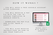Google Sheets Social Media Planner, a Templates & Theme by BRANDcontent (Thumbnail 8 of 9)