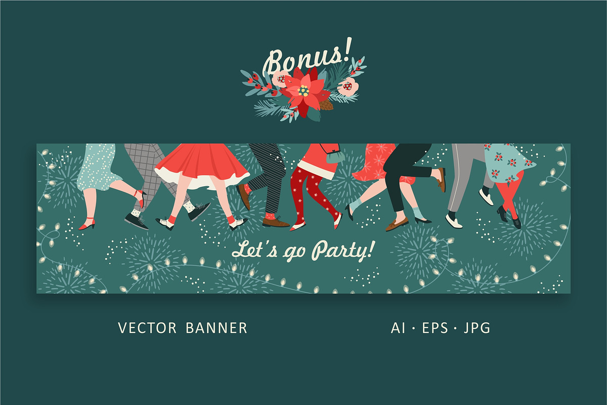 Let's go Party! Vector collection, a Person Illustration by Nadia Grapes (Photo 7 of 8)