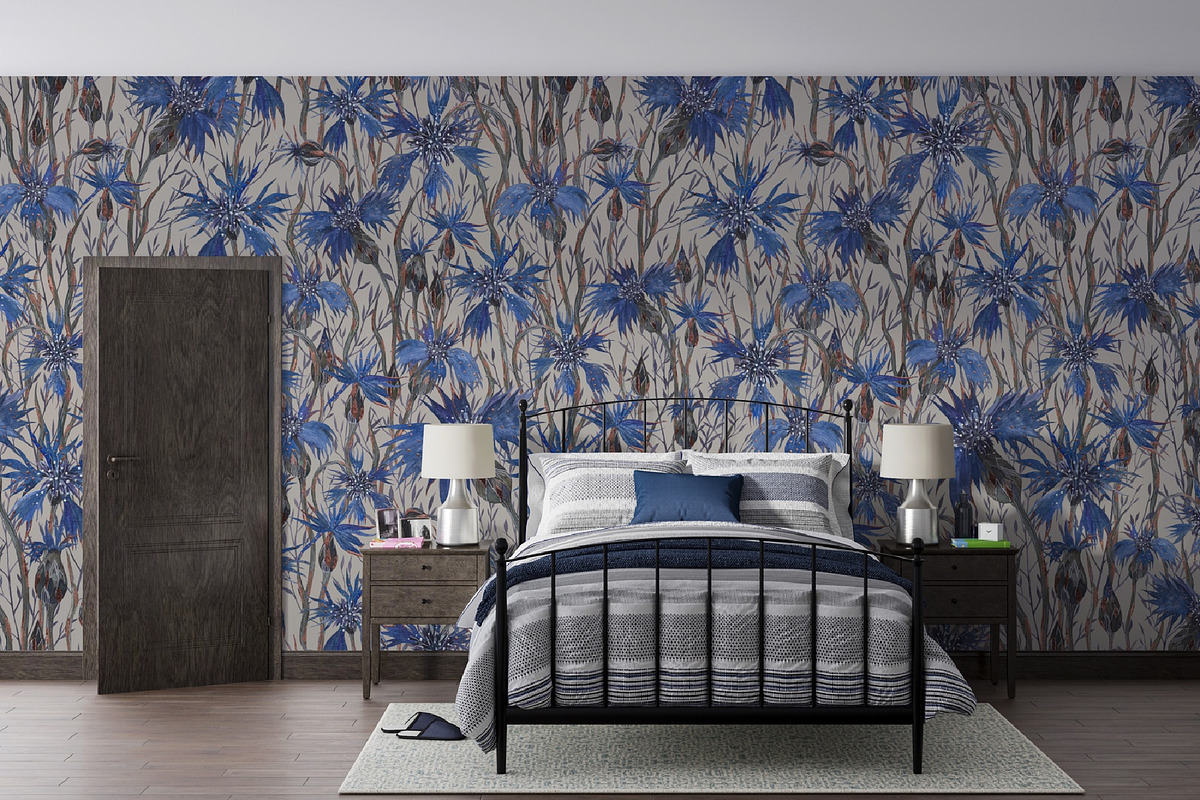 Pattern Cornflowers, an Illustration by PASHKOVA (Photo 9 of 14)