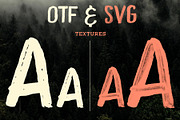 Traverse - Hand Drawn Font SVG + OTF, a Font by Surplus Type Co (Thumbnail 3 of 7)