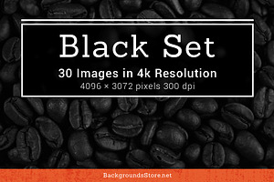 Black Textures Set