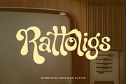 Rattoligs - Retro Dsiplay Font, a Serif Font by NuType (Thumbnail 1 of 10)