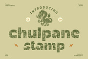 Chulpane Stamp, a Sans Serif Font by Craft Supply Co. (Thumbnail 1 of 8)